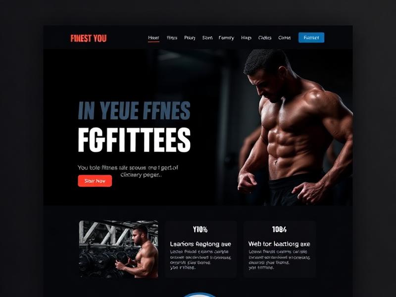 Fitness & Coaching website example