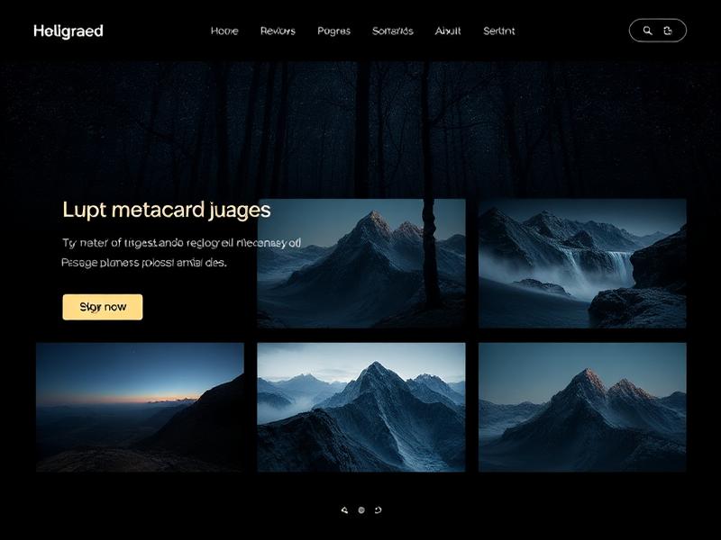 Creative Portfolio website example
