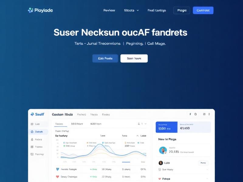 SaaS Landing website example